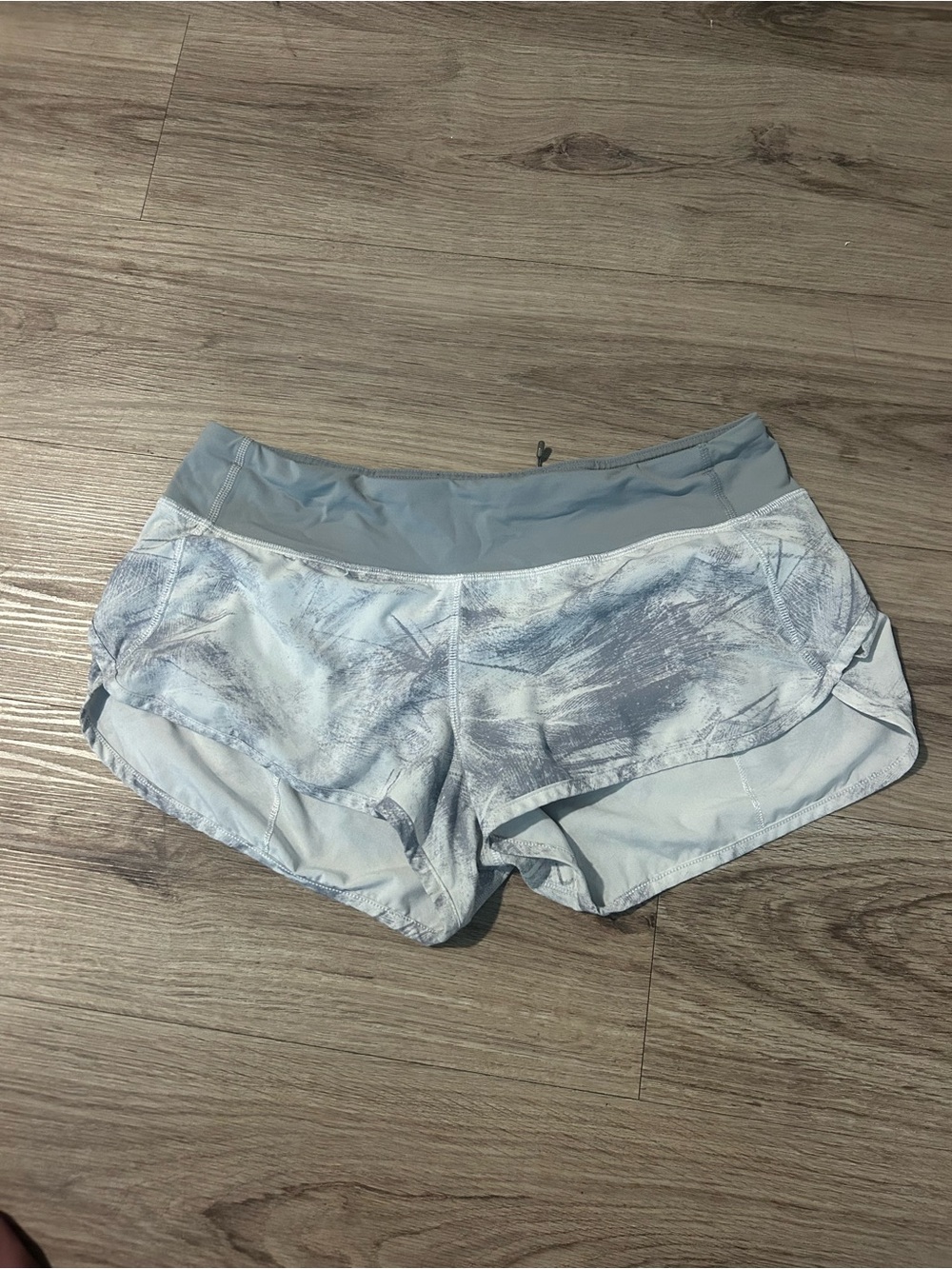 lululemon athletica Light grey Patterned Women's Athletic Shorts